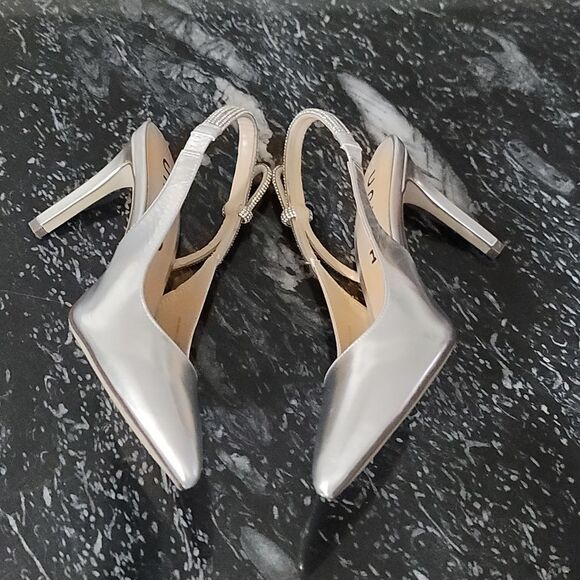 BRAND NEW UNISA SLINBACK HEELS with RHINESTONE POINTED TOEPUMP - Picture 7 of 14